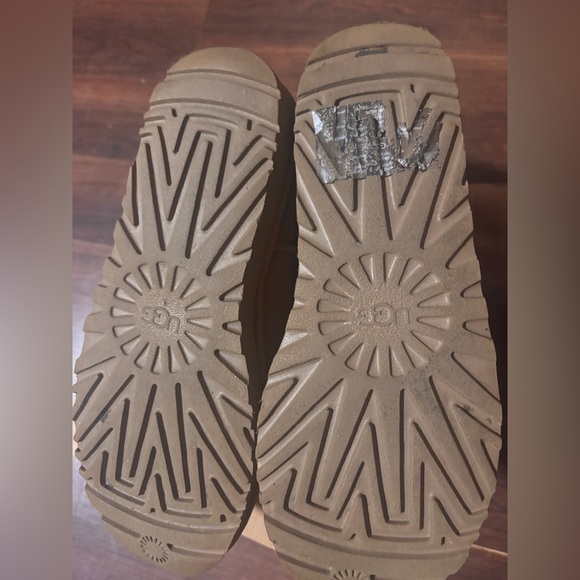 UGG Women's Tan Suede Slippers - Picture 3 of 3